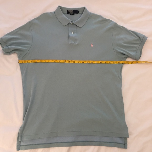 Vintage Polo by Ralph Lauren Blue Polo Shirt Made in USA - Picture 7 of 13